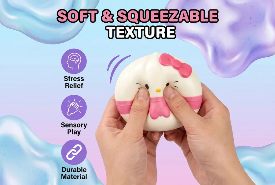 HELLO KITTY MYSTERY SQUISHY DUMPLING