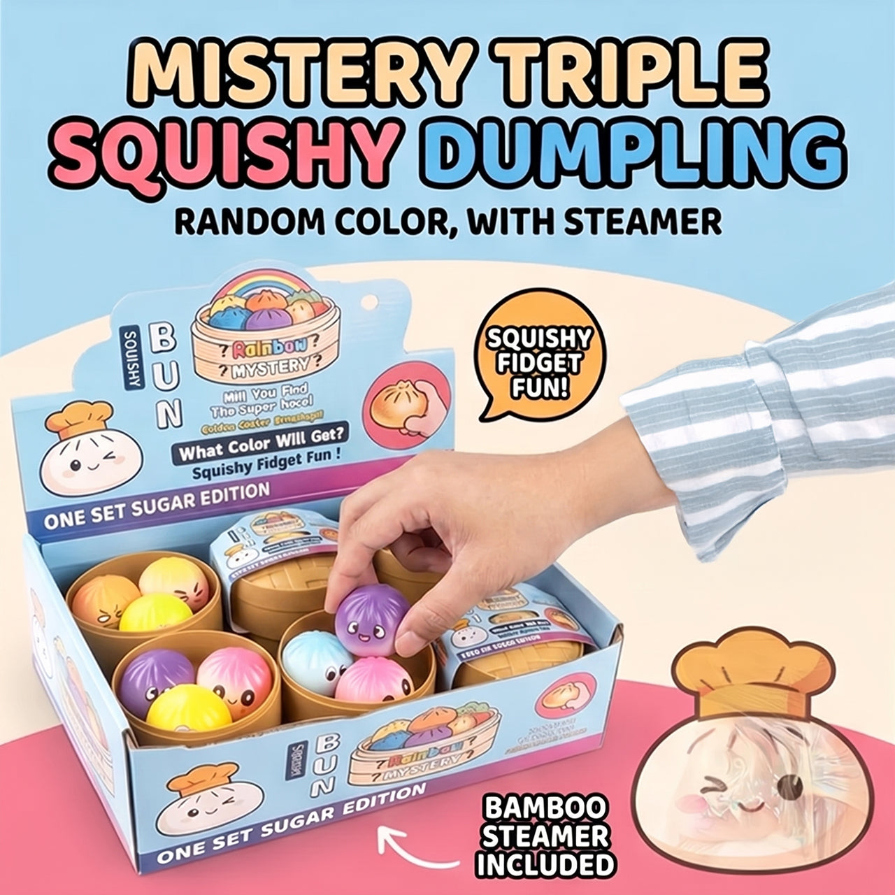 MISTERY TRIPLE SQUISHY DUMPLING
