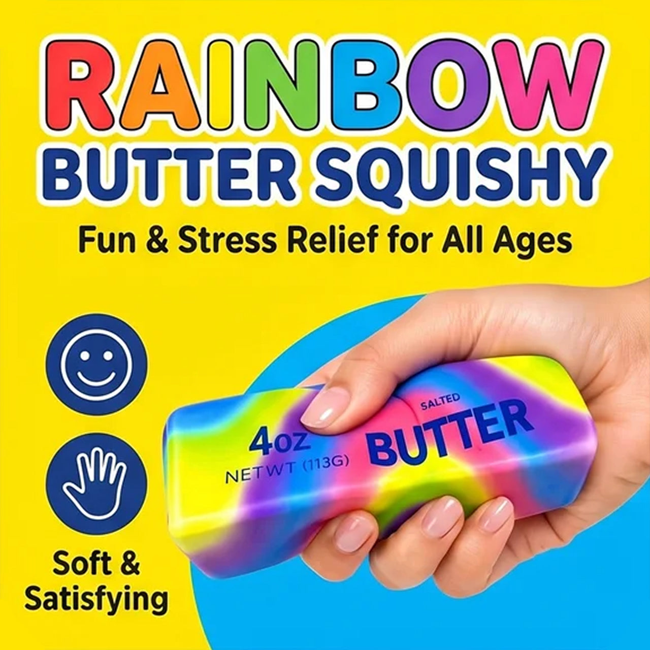 RAINBOW BUTTER SQUISHY