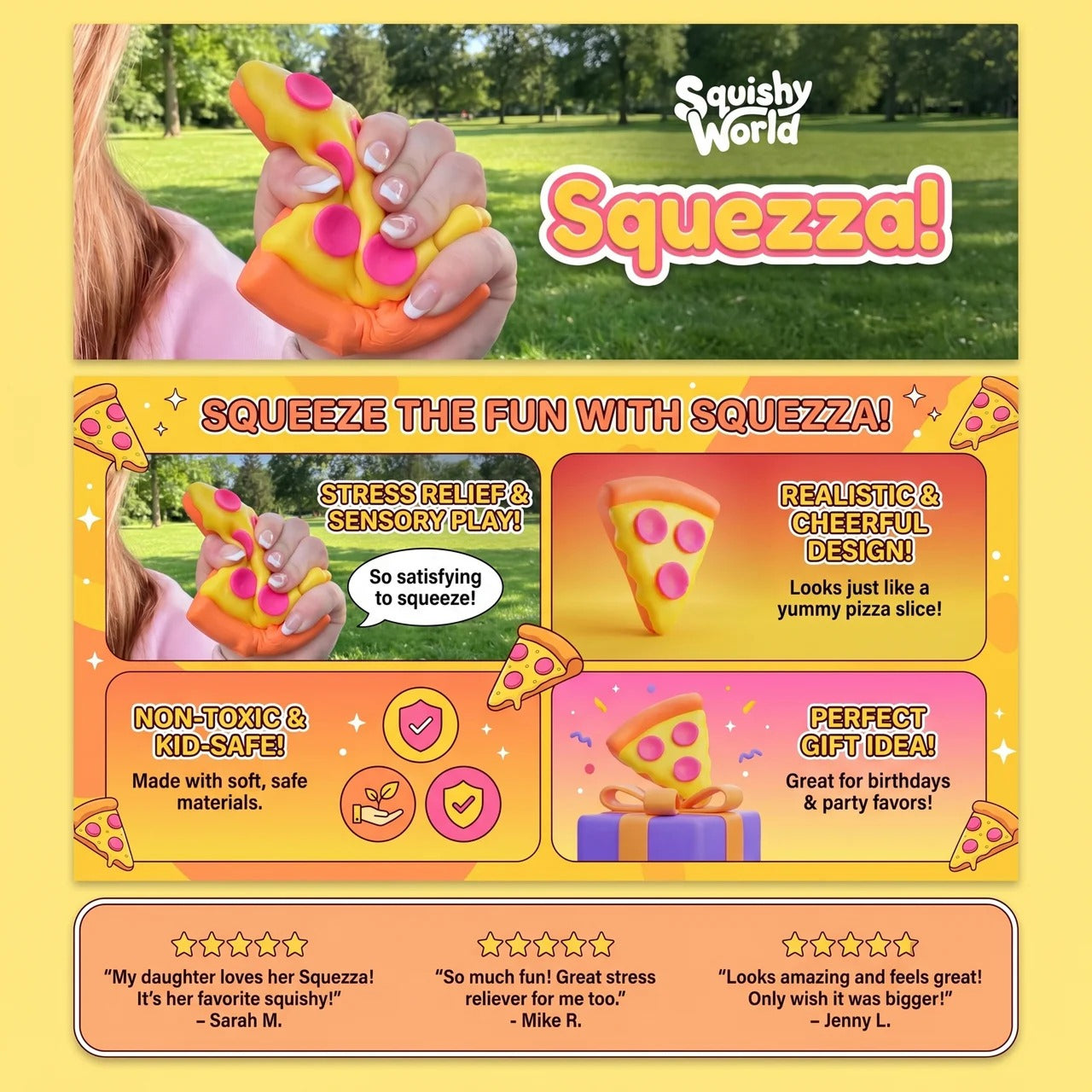 SQUEEZA PIZZA SQUISHY