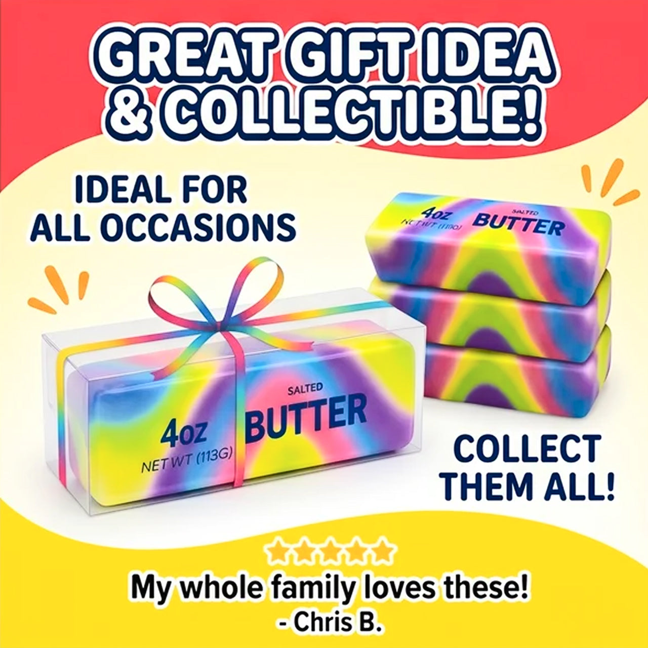 RAINBOW BUTTER SQUISHY