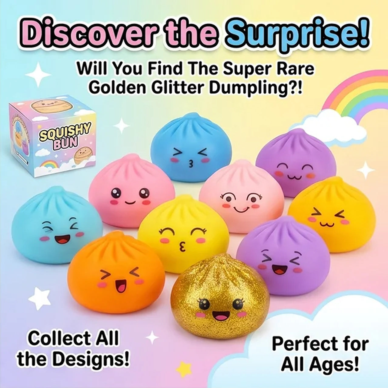 MISTERY TRIPLE SQUISHY DUMPLING