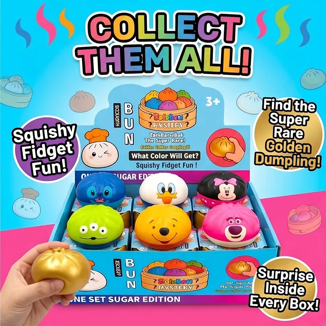 DISNEY MYSTERY SQUISHY DUMPLING