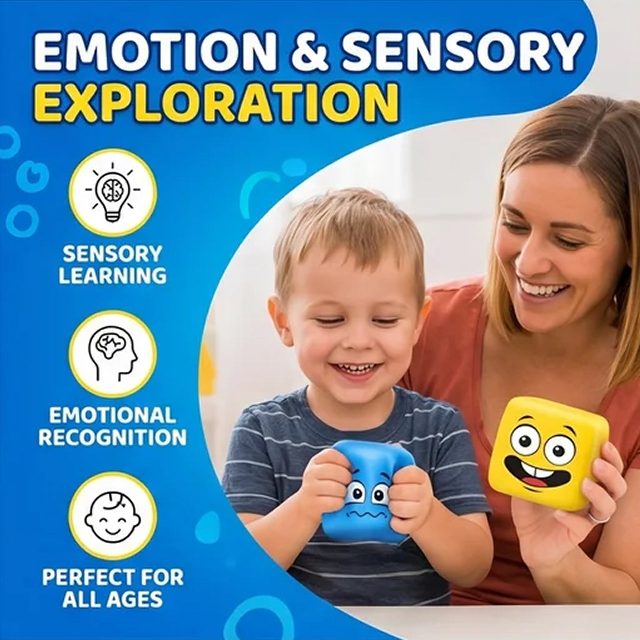 FACE CUBE SQUISHY