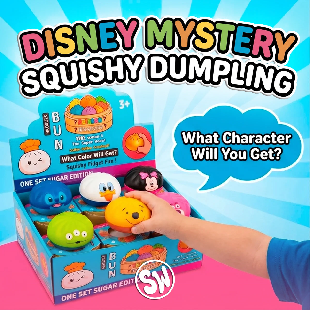 DISNEY MYSTERY SQUISHY DUMPLING