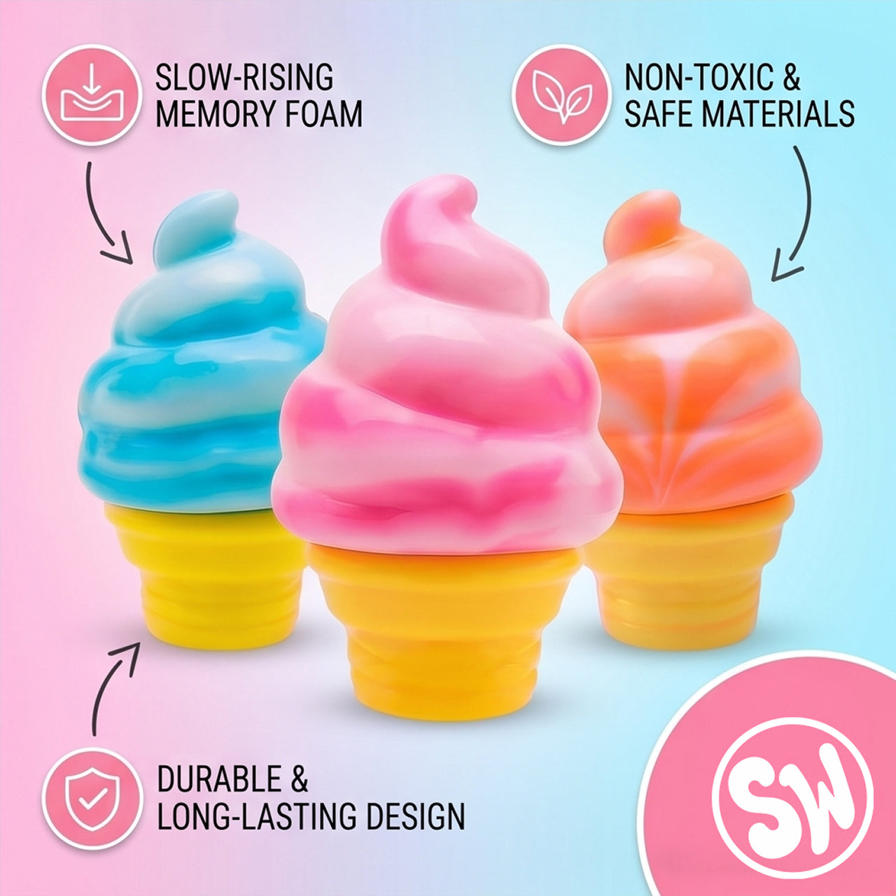 SQUISHY ICE CREAM CONE