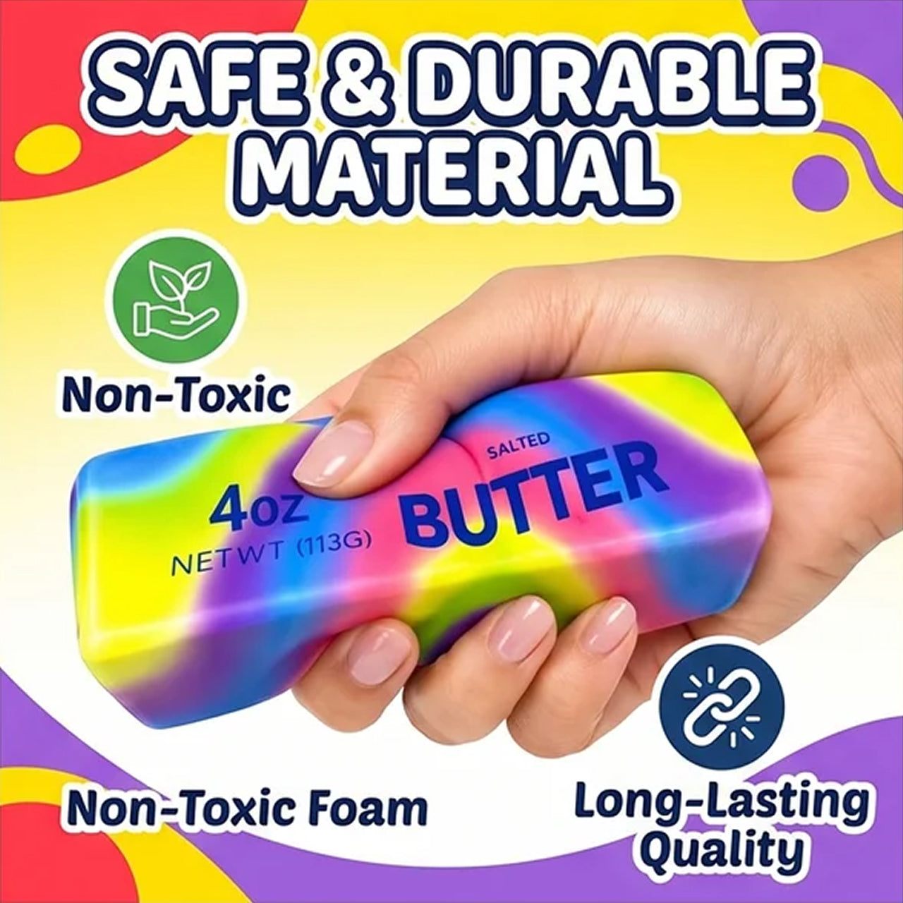 RAINBOW BUTTER SQUISHY