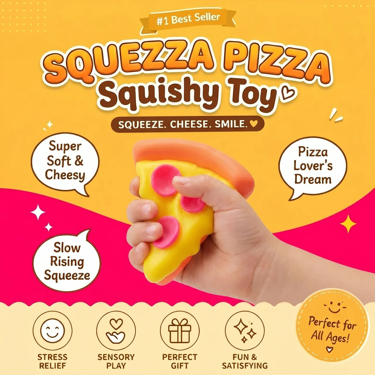 SQUEEZA PIZZA SQUISHY