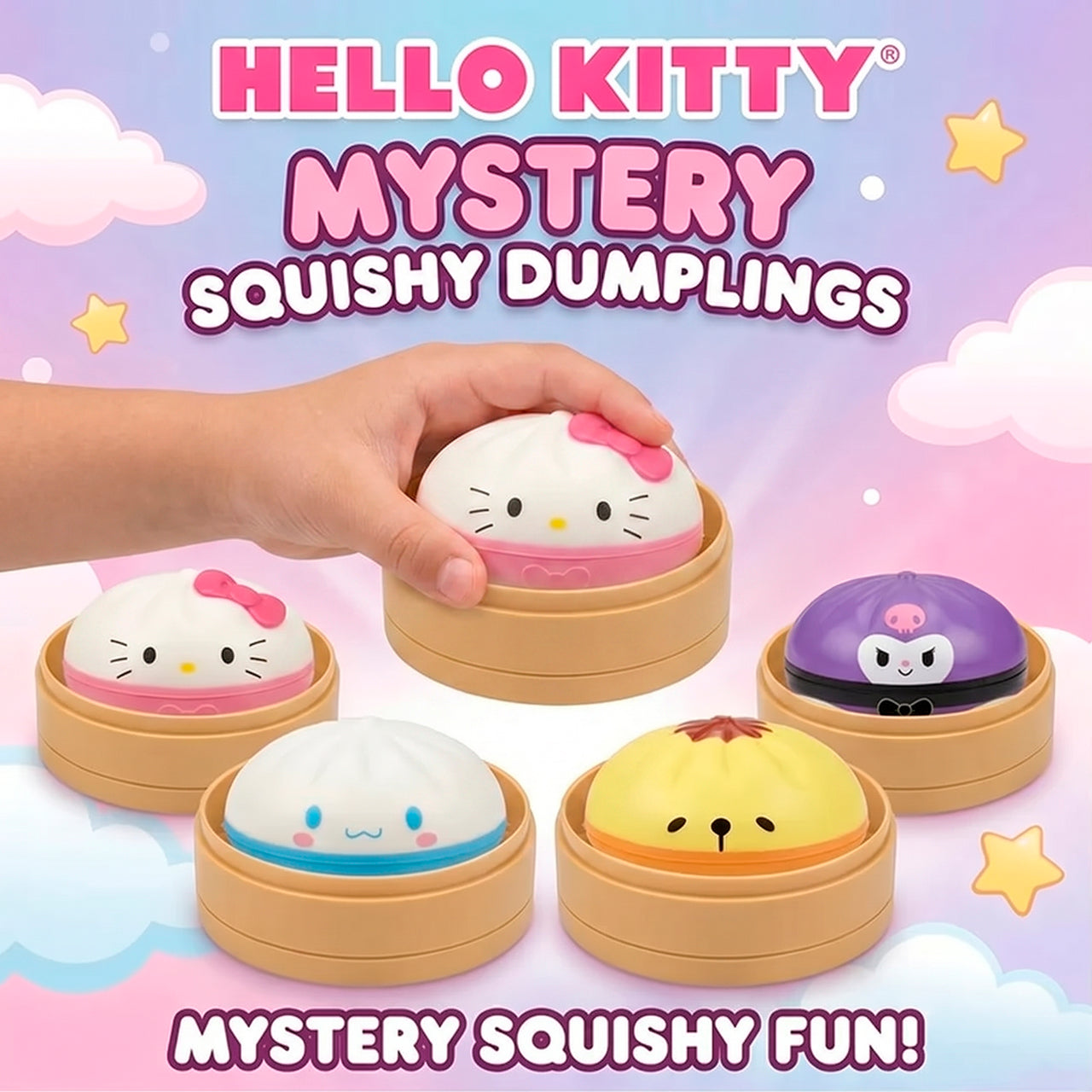 HELLO KITTY MYSTERY SQUISHY DUMPLING